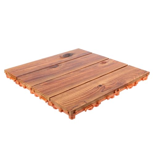 Homoyoyo Interlocking Balkonfliesen Outdoor Bodenfliesen für Terrasse Garten Balkon Wasserdichte Rutschfeste Platten DIY Bodenbelag Robuste Langlebige Holzoptik Einfach zu Verlegen für Homoyoyo Interlocking Balkonfliesen Outdoor Bodenfliesen für Terrasse Garten Balkon Wasserdichte Rutschfeste Platten DIY Bodenbelag Robuste Langlebige Holzoptik Einfach zu Verlegen für von Homoyoyo