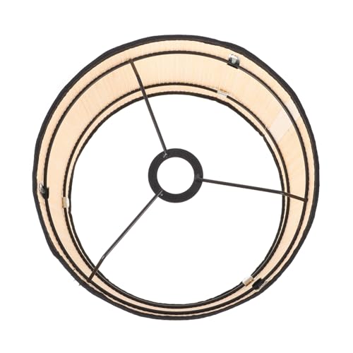 Homoyoyo Japanischer Lampenschirm aus Bambusgeflecht Dekorativ Kreativ für Tischleuchte Wohnzimmer Schlafzimmer Natürliche Wärme Atmosphäre von Homoyoyo