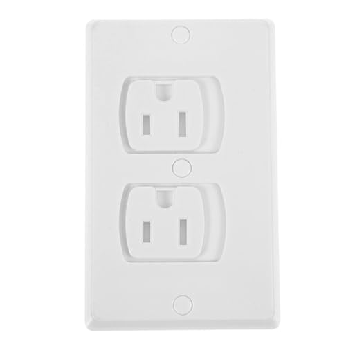 Homoyoyo Kindersicherung Steckdosenschutz Abs Schutzabdeckung mit Automatischem Schließmechanismus Bruchsicher Korrosionsbeständig Einfache Montage Kompatibel mit Standardsteckdosen von Homoyoyo