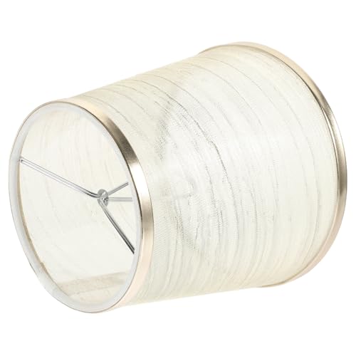 Homoyoyo Kleiner Lampenschirm aus Hochwertigem Stoff und Retro clip lampenschirm für Tisch Steh Wandlampen Langlebig Dekorativ Innen Geeignet Eleganter Lichtschutz für Wohnräume von Homoyoyo