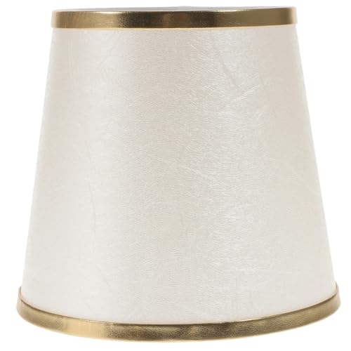 Homoyoyo Kleiner Lampenschirm mit Clip Leichtes Kompaktes Design Einfache Montage Geeignet für Tischlampe Stehlampe Hängelampe Dekorativer Lampenschirm mit Roségoldenem von Homoyoyo