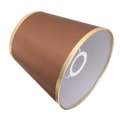 Homoyoyo Kleiner Runder Lampenschirm aus Stoff Lichtweichend Bruchsicher für Tisch Pendelleuchten Elegante Kaffee gold Farbe für Wohn Schlafzimmerbeleuchtung Homoyoyo Kleiner Runder Lampenschirm aus Stoff Lichtweichend Bruchsicher für Tisch Pendelleuchten Elegante Kaffee gold Farbe für Wohn Schlafzimmerbeleuchtung von Homoyoyo