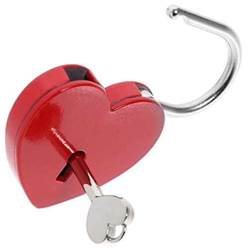 Homoyoyo Kleines Herz Schloss mit Schlüssel Romantisches Liebesschloss für Perfektes für Valentinstag Hochzeit und Jahrestag Elegantes Deko Accessoire für Koffer und Schmuckbox Homoyoyo Kleines Herz Schloss mit Schlüssel Romantisches Liebesschloss für Perfektes für Valentinstag Hochzeit und Jahrestag Elegantes Deko Accessoire für Koffer und Schmuckbox von Homoyoyo
