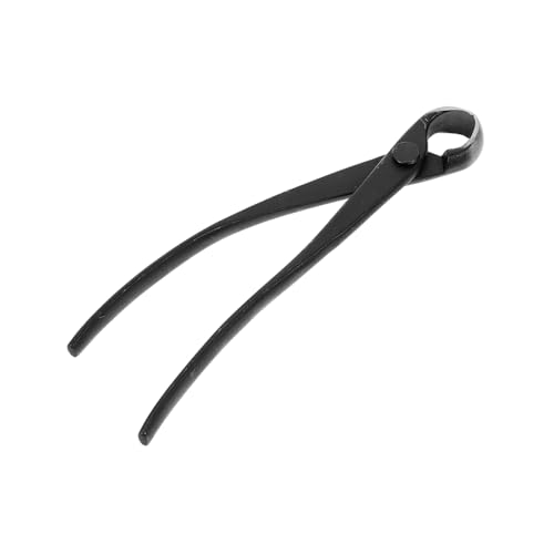 Homoyoyo Kohlenstoffstahl Seitenschneider Kabelschere Elektrischer Drahtschneider für Bonsai Astschnitt Gartenzange mit Ergonomischem Griff Präziser Schnitt Langlebig Schwarz von Homoyoyo