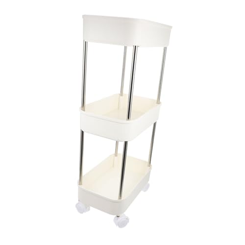 Homoyoyo Kreativer Abnehmbarer Lagiger Trolley Speicherregal für Büro Flexibles Lagerregal mit Hoher Druckbeständigkeit zur Aufbewahrung von Haushaltsgegenständen Homoyoyo Kreativer Abnehmbarer Lagiger Trolley Speicherregal für Büro Flexibles Lagerregal mit Hoher Druckbeständigkeit zur Aufbewahrung von Haushaltsgegenständen von Homoyoyo