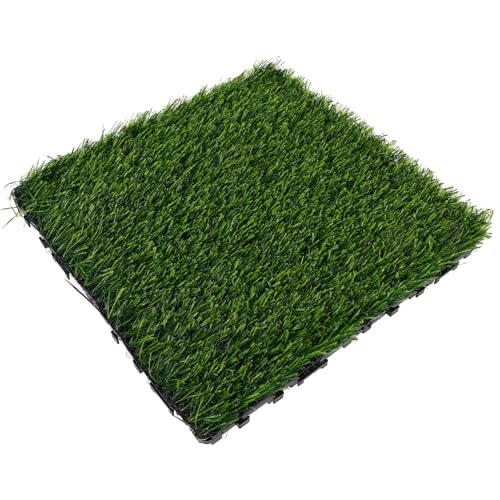 Homoyoyo Künstlicher Quadratmatte Für Garten Balkon Und Wetterfestes Imitation Grass Für Dekorative Und Projekte von Homoyoyo