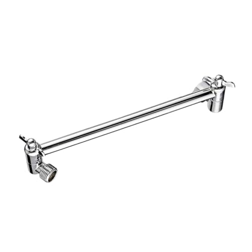 Homoyoyo Kupfer Duscharm Verlängerung Verstellbar Robustes Wandmontage Duschkopf Ersatz Badarm Kompatibel mit Handbrause und Regendusche Einfache Installation ohne Werkzeug von Homoyoyo