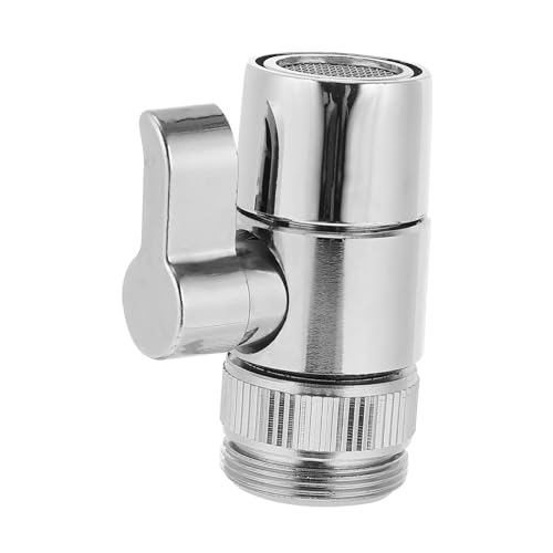 Homoyoyo Kupfer Wasserhahn Adapter Wege Verteiler Wasserhahn Anschlussstück Robust Langlebig Verstellbar für Bad Küche Waschmaschine Schlauchkupplung von Homoyoyo