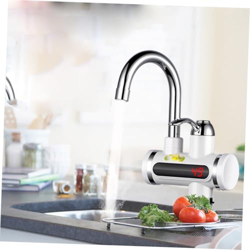 Homoyoyo LED Digitalanzeige Elektrischer Durchlauferhitzer Wasserhahn Drehbar Heiß Kalt Mischbatterie Küchenarmatur Aus Edelstahl Sofortige Erwärmung Einfache Montage Eu Zufällige Farbe Homoyoyo LED Digitalanzeige Elektrischer Durchlauferhitzer Wasserhahn Drehbar Heiß Kalt Mischbatterie Küchenarmatur Aus Edelstahl Sofortige Erwärmung Einfache Montage Eu Zufällige Farbe von Homoyoyo