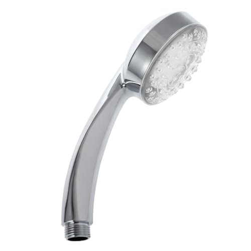 Homoyoyo LED Duschkopf Farben Farbwechsel Automatisch Temperaturanzeige Lichtsensor Wassersparend Abs Korrosionsbeständig Installieren Für Standardanschlüsse Badezimmer Dekoration von Homoyoyo