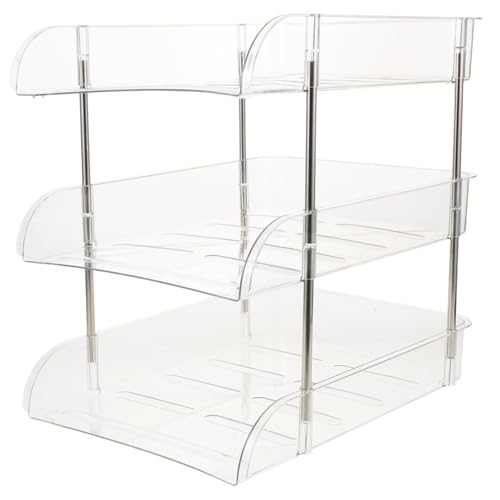 Homoyoyo Lagiger Schreibtisch Organizer aus Robustem Material Stabiler Vertikaler Dokumenten und Buchhalter für Büro und Zuhause Leichter Mobiler Aufbewahrungsständer mit Mehreren Fächern Homoyoyo Lagiger Schreibtisch Organizer aus Robustem Material Stabiler Vertikaler Dokumenten und Buchhalter für Büro und Zuhause Leichter Mobiler Aufbewahrungsständer mit Mehreren Fächern von Homoyoyo