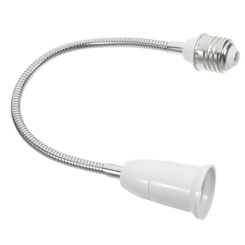 Homoyoyo Lampenfassung Adapter mit Verstellbarem Arm Drehbar für Hohe Decken und Vielseitige Beleuchtungsszenarien Installieren für Wohn und Geschäftsräume von Homoyoyo