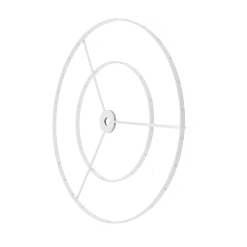 Homoyoyo Lampenfassung Lampenschirm Halter Doppelter Metallrahmen DIY Glas Lampe Käfig Schutzring für Steh und Hängelampe Vielseitig Einsetzbar von Homoyoyo