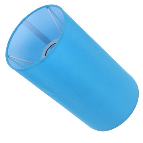 Homoyoyo Lampenschirm Ersatzschirm für Stehlampe und Tischlampe Runder Stoff Lampenschirm in Blau für Wohnzimmer Schlafzimmer Büro Vielseitig Verwendbar von Homoyoyo