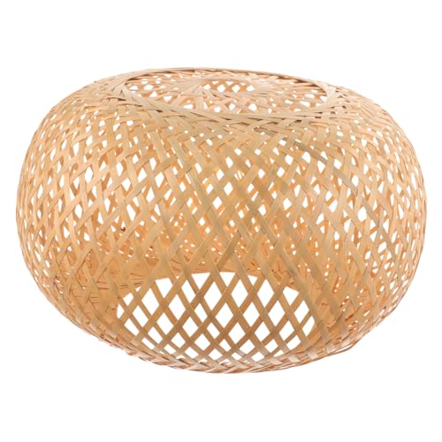Homoyoyo Lampenschirm Geflochten Pendelleuchte Lampenschirm Deckenlampe Wabendesign Augenschutz Einfache Installation Warmes Licht Für Wohnzimmer Esszimmer Schlafzimmer von Homoyoyo