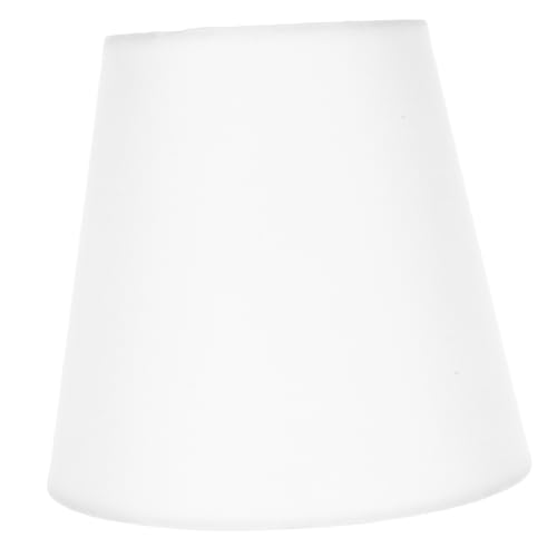 Homoyoyo Lampenschirm aus Stoff für Tischlampe Weißer Lampenschirm Weichlichtdämpfend Ersatz für Nachttischlampe und Stehlampe Dekorativ und Augenschonend Vielseitig Einsetzbar im von Homoyoyo