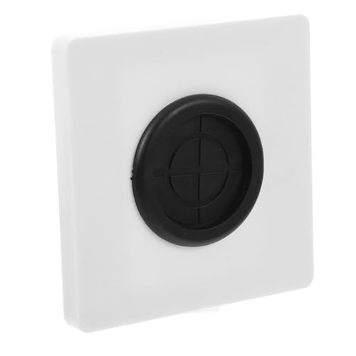 Homoyoyo Leistungsstarke PC Wandblende mit Auslassloch Robuste Steckdosenabdeckung Einfache Montage Vielseitige Kabelabdeckung für Wohn Bürobereiche Klassische Weiße Ausführung von Homoyoyo