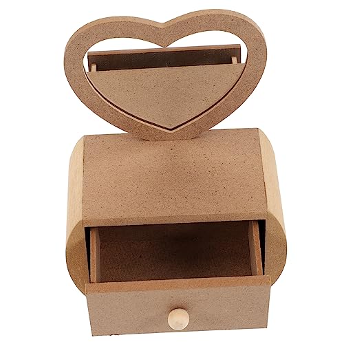 Homoyoyo Holzkommode Mit Spiegel Für Kinder Zeichen- Und Basteltisch Mini-schminktisch Für Kinder von Homoyoyo