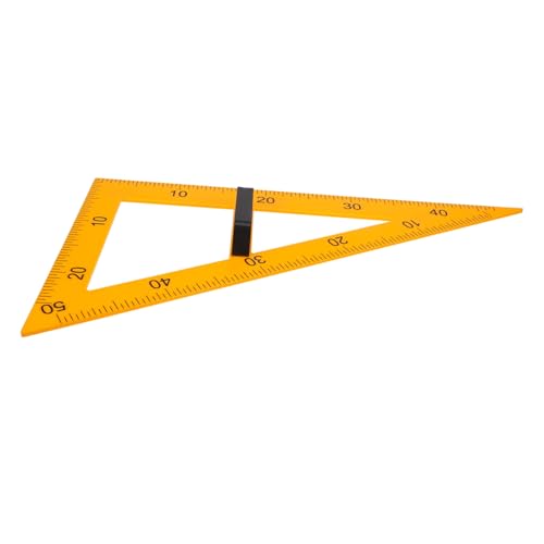 Homoyoyo Magnetisches Dreiecks lineal Set mit Griff Langlebiges Kunststoff Lehrwerkzeug Magnetisches Zeichen Messlineal für Mathematikunterricht für Tafel demonstrationen im Klassenzimmer von Homoyoyo