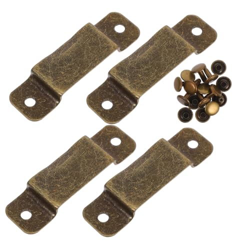 Homoyoyo Maßbandhalter Clip aus Metall Robustes mit Bronzefarbenen Haken und Nieten Vielseitiger Gürtelclip zur Sicheren Befestigung von Maßbändern Einfach zu Montieren für Werkzeuggürtel Homoyoyo Maßbandhalter Clip aus Metall Robustes mit Bronzefarbenen Haken und Nieten Vielseitiger Gürtelclip zur Sicheren Befestigung von Maßbändern Einfach zu Montieren für Werkzeuggürtel von Homoyoyo