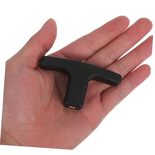 Homoyoyo Mattschwarzer Kunststoff T griff mit Nylon innengewinde Rutschfestes Design Einfacher Einbau Vielseitig Einsetzbar als Startergriff für Rasenmäher Wohnmobil Abwasserventil und von Homoyoyo