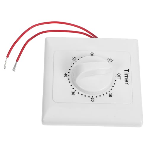 Homoyoyo Mechanischer Countdown Timer Schalter Zeitschaltuhr für Steckdosen für Wasserkocher Klimaanlagen Ventilatoren und Minuten Timer für Zuverlässige Steuerung Innenräumen Homoyoyo Mechanischer Countdown Timer Schalter Zeitschaltuhr für Steckdosen für Wasserkocher Klimaanlagen Ventilatoren und Minuten Timer für Zuverlässige Steuerung Innenräumen von Homoyoyo