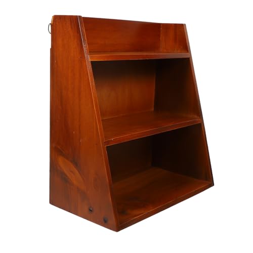 Homoyoyo Mehrschichtiges Holz Aufbewahrungsregal Kompakter Desktop Organizer Platzsparendes Multifunktionales Lagerregal für Büro Schminktisch und Küchenstationäre Aufbewahrung Langlebiger von Homoyoyo