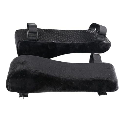 Homoyoyo Memory Schaum Armlehnenpolster mit Rutschfester Unterseite Ergonomisches Ellenbogenstützkissen Elastisches Sitzkissen für Büro Stuhlarmlehnen Schwarz Homoyoyo Memory Schaum Armlehnenpolster mit Rutschfester Unterseite Ergonomisches Ellenbogenstützkissen Elastisches Sitzkissen für Büro Stuhlarmlehnen Schwarz von Homoyoyo