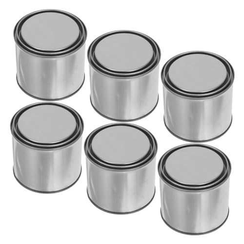 Homoyoyo Metall Farbdosen 6 Stücke Runde Eisen Tintendosen Langlebige Farbbehälter mit Deckel Praktische Farbvorratsdosen für Basteln Luftdicht für Zuhause und Homoyoyo Metall Farbdosen 6 Stücke Runde Eisen Tintendosen Langlebige Farbbehälter mit Deckel Praktische Farbvorratsdosen für Basteln Luftdicht für Zuhause und von Homoyoyo