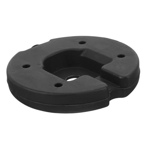 Homoyoyo Metall Lampenfuß Rund Schwerer Tischlampen Sockel für Steh und Schreibtischlampen Stabiles Gewichtsblock DIY Lampenbasis von Homoyoyo