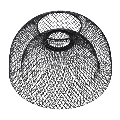 Homoyoyo Metall Lampenschirm Drahtgitter Doppel-lagig Hohlnetz Industrial Stil Wandlampe für Schlafzimmer Wohnzimmer Esszimmer von Homoyoyo