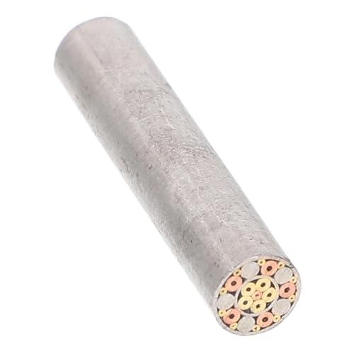 Homoyoyo Metall Mosaikstift für Cuttergriff Langlebig Verschleißfest Dekorativer Messergriff Pin Vielseitig Einsetzbar Modisches Design für Werkzeuggriff von Homoyoyo