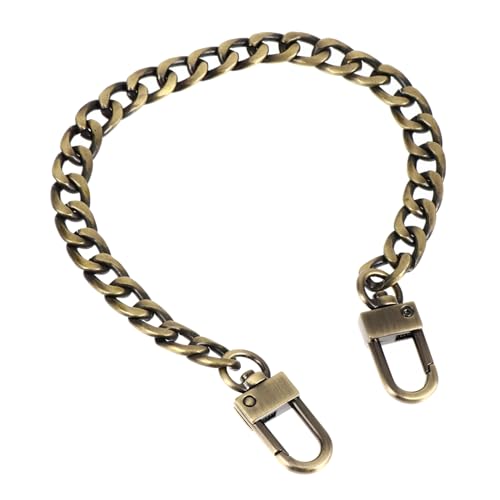 Homoyoyo Metallkette als Schulterriemen für Umhängetasche Langlebiger Alloy Cross Body Bag Strap mit Zwei Haken Modischer Ersatz für Handtaschen und Clutches Homoyoyo Metallkette als Schulterriemen für Umhängetasche Langlebiger Alloy Cross Body Bag Strap mit Zwei Haken Modischer Ersatz für Handtaschen und Clutches von Homoyoyo