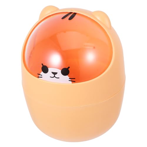 Homoyoyo Mini-Mülleimer Mülldose für Autos Desktop-Mülleimer süß Mini-Schreibtisch-Mülleimer Cartoon -Abfallkorb Büroabfallkorb Küchenabfallkorb Mülleimer mit Schwingdeckel p.s Orange Homoyoyo Mini-Mülleimer Mülldose für Autos Desktop-Mülleimer süß Mini-Schreibtisch-Mülleimer Cartoon -Abfallkorb Büroabfallkorb Küchenabfallkorb Mülleimer mit Schwingdeckel p.s Orange von Homoyoyo
