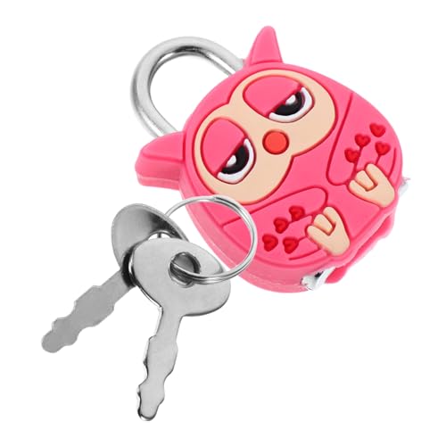 Homoyoyo Mini Vorhängeschloss Metall mit Schlüssel Niedliches Cartoon Eulen Design Robustes Kleines Schloss für Koffer Schränke Rucksäcke Vielseitiges Sicherheitsvorhängeschloss für Reisen Homoyoyo Mini Vorhängeschloss Metall mit Schlüssel Niedliches Cartoon Eulen Design Robustes Kleines Schloss für Koffer Schränke Rucksäcke Vielseitiges Sicherheitsvorhängeschloss für Reisen von Homoyoyo