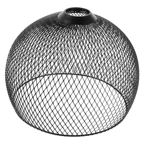 Homoyoyo Minimalist Metall Lampenschirm für Pendelleuchte Hängelampe mit Hohlraum design Leicht ohne Scharfe Kanten Geeignet für Schlafzimmer Wohnzimmer Hotel und Büro Schwarz von Homoyoyo