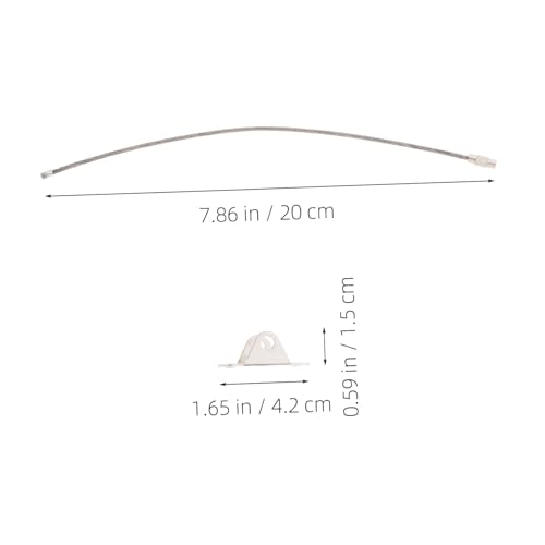 Homoyoyo Möbel Kippsicherung Stahlset Verstellbare Anti kipp Gurte Möbelanker Schutz Strap für Schrank Bücherregal Stabilität und von Homoyoyo