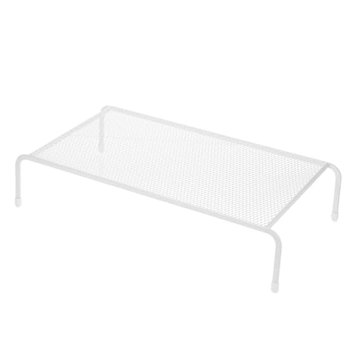 Homoyoyo Monitor Riser aus Stabilem Metall Lagiges Desktop Regal zur Schreibtischerhöhung Multifunktionaler Monitorständer mit Zusätzlichem Stauraum Einfache Montage Professionelles Design Homoyoyo Monitor Riser aus Stabilem Metall Lagiges Desktop Regal zur Schreibtischerhöhung Multifunktionaler Monitorständer mit Zusätzlichem Stauraum Einfache Montage Professionelles Design von Homoyoyo