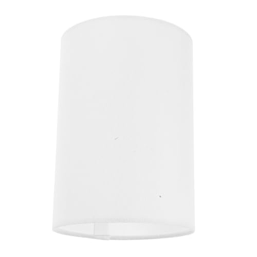 Homoyoyo Multi purpose Weißer Runder Lampenschirm Ø Stofftrommel lampenschirm für Tischlampen Stehleuchten Pendelleuchten Weiches Licht für Schlafzimmer und Büro von Homoyoyo