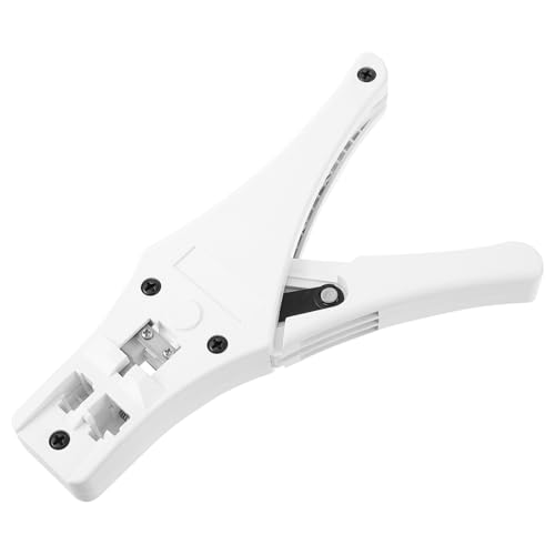Homoyoyo Multifunktionale Netzwerkzange Weiß Crimpzange Kabelabisolierzange Kabelschneider Präzise Pressbacken Handliche Drahtzange für Netzwerkverkabelung und Kabelverarbeitung Homoyoyo Multifunktionale Netzwerkzange Weiß Crimpzange Kabelabisolierzange Kabelschneider Präzise Pressbacken Handliche Drahtzange für Netzwerkverkabelung und Kabelverarbeitung von Homoyoyo