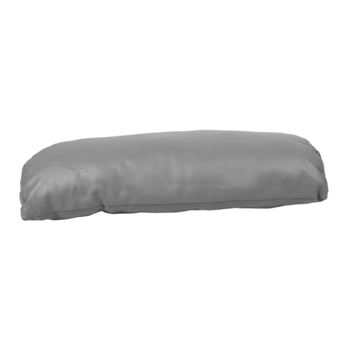 Homoyoyo Multifunktionale Sofafußstütze mit Bezug Verstellbares Kissen für Beine und Kopfstütze Komfortable Polsterung für Maniküre und Schönheitspflege zu Hause Graues Kunstleder von Homoyoyo