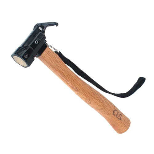 Homoyoyo Multifunktionaler Outdoor Zelt Hammer mit Holzgriff Leichter Zelthammer für Camping Nagelzieher und Werkzeug mit Quadratischem Kopf Geeignet für Wandern Notfälle und Zeltheringe Homoyoyo Multifunktionaler Outdoor Zelt Hammer mit Holzgriff Leichter Zelthammer für Camping Nagelzieher und Werkzeug mit Quadratischem Kopf Geeignet für Wandern Notfälle und Zeltheringe von Homoyoyo