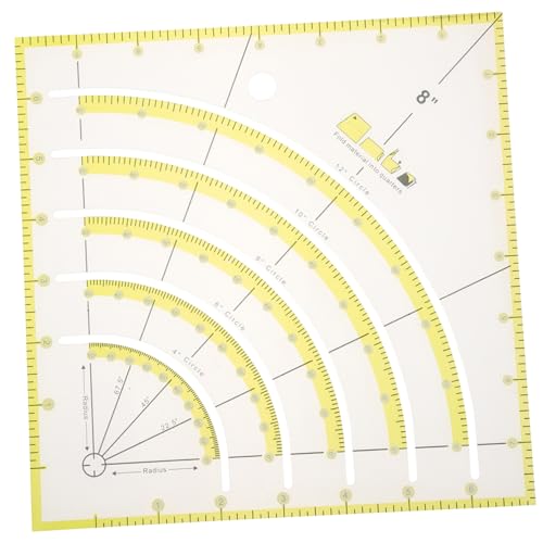 Homoyoyo Multifunktionales Acryl Patchwork lineal für Präzises Stoffschneiden und Nähen Transparentes Quilt schneidelineal Robustes DIY Nähwerkzeug für Quilt vorlagen und Handarbeiten Homoyoyo Multifunktionales Acryl Patchwork lineal für Präzises Stoffschneiden und Nähen Transparentes Quilt schneidelineal Robustes DIY Nähwerkzeug für Quilt vorlagen und Handarbeiten von Homoyoyo
