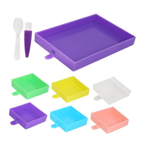 Homoyoyo Multifunktionales Diamond Storage Tray mit DIY Sortier und Aufbewahrungstablett Diamond Dotting Zubehör für Diamantmalerei Kreuzstich und Nail Art Rutschfestes Tablett Homoyoyo Multifunktionales Diamond Storage Tray mit DIY Sortier und Aufbewahrungstablett Diamond Dotting Zubehör für Diamantmalerei Kreuzstich und Nail Art Rutschfestes Tablett von Homoyoyo