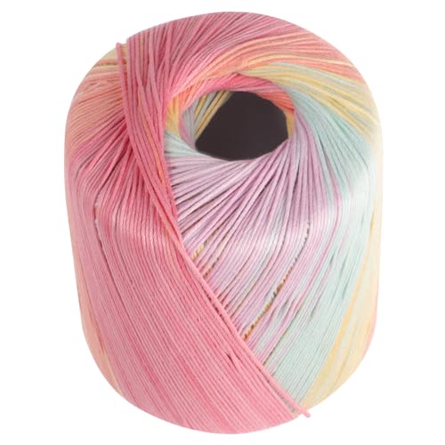 Homoyoyo Multifunktionales Häkelgarn Buntes Strickgarn Robustes Handstrickgarn zum Häkeln für Decken Kissen Taschen und DIY Handarbeiten von Homoyoyo