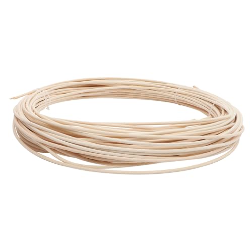 Homoyoyo Natürliches Rattan Flechtmaterial Rundstab Handgefertigt Korbflechten Möbel Reparatur DIY Stuhl Schrank Lampenschirm Zubehör von Homoyoyo
