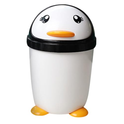 Homoyoyo Niedlicher Pinguin Mülleimer mit Deckel Kunststoff Abfallkorb für Kinderzimmer Büro Auto Küche und Zuhause Praktischer und Dekorativer Abfallbehälter für Schreibtische und Homoyoyo Niedlicher Pinguin Mülleimer mit Deckel Kunststoff Abfallkorb für Kinderzimmer Büro Auto Küche und Zuhause Praktischer und Dekorativer Abfallbehälter für Schreibtische und von Homoyoyo