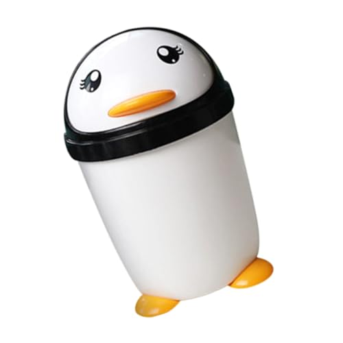 Homoyoyo Niedlicher Pinguin Mülleimer mit Deckel für Kunststoff Müllbehälter für Büro Schlafzimmer Auto und Küche Hochwertiger und Stabiler Abfalleimer mit Auffälligem Design Homoyoyo Niedlicher Pinguin Mülleimer mit Deckel für Kunststoff Müllbehälter für Büro Schlafzimmer Auto und Küche Hochwertiger und Stabiler Abfalleimer mit Auffälligem Design von Homoyoyo