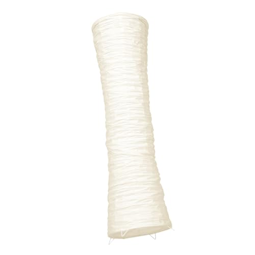 Homoyoyo Nordische Einfache Papier stehlampe mit Schlankem Lampenschirm Dekorative Wohnzimmerleuchte Leicht zu Installieren Romantische Atmosphäre für Schlafzimmer und Büro von Homoyoyo