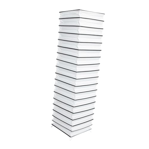 Homoyoyo Nordischer Papierlampenschirm für Stehlampe Dekorativer Vertikaler Lampenschirm aus Hochwertigem Papier und Einfacher Aufbau Weiches Augenschonendes Licht für Wohnzimmer und von Homoyoyo